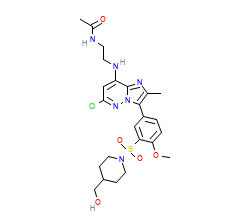 2D structure of the orthosteric ligand
