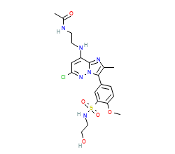 2D structure of the orthosteric ligand