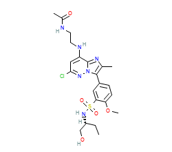 2D structure of the orthosteric ligand
