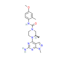 2D structure of the orthosteric ligand