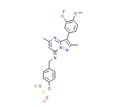 2D structure of the orthosteric ligand