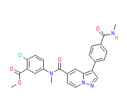 2D structure of the orthosteric ligand