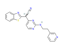 2D structure of the orthosteric ligand