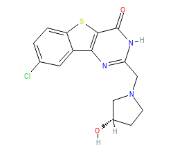 2D structure of the orthosteric ligand