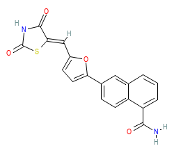 2D structure of the orthosteric ligand