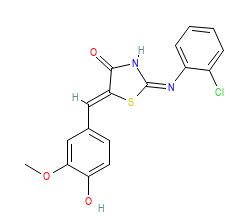 2D structure of the orthosteric ligand