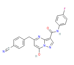 2D structure of the orthosteric ligand