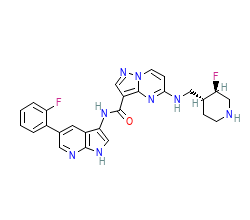 2D structure of the orthosteric ligand