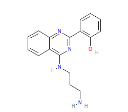 2D structure of the orthosteric ligand