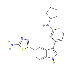 2D structure of the orthosteric ligand