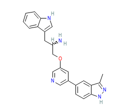 2D structure of the orthosteric ligand