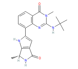 2D structure of the orthosteric ligand