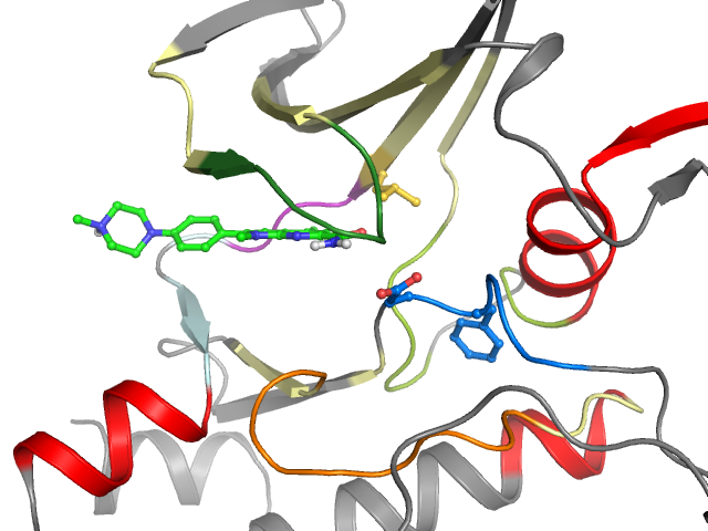 The orthosteric binding pocket