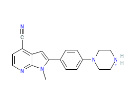 2D structure of the orthosteric ligand