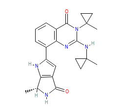 2D structure of the orthosteric ligand