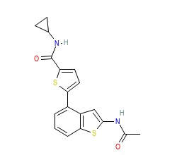 2D structure of the orthosteric ligand