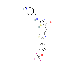 2D structure of the orthosteric ligand