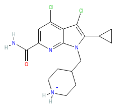2D structure of the orthosteric ligand