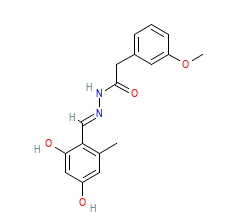 2D structure of the orthosteric ligand