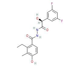 2D structure of the orthosteric ligand