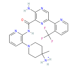 2D structure of the orthosteric ligand