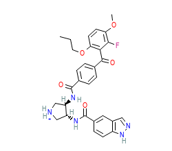 2D structure of the orthosteric ligand