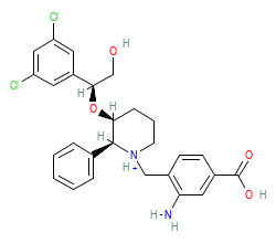 2D structure of the allostericligand