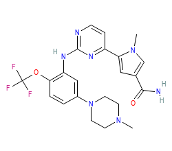 2D structure of the orthosteric ligand