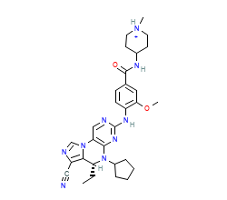 2D structure of the orthosteric ligand