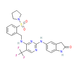 2D structure of the orthosteric ligand
