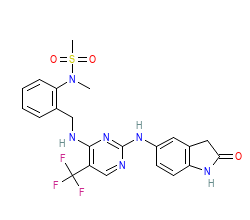 2D structure of the orthosteric ligand