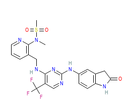 2D structure of the orthosteric ligand