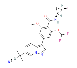 2D structure of the orthosteric ligand
