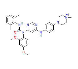 2D structure of the orthosteric ligand