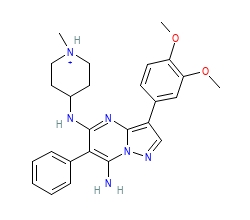 2D structure of the orthosteric ligand