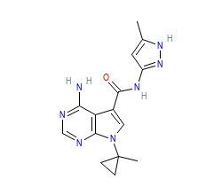 2D structure of the orthosteric ligand