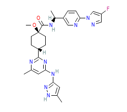 2D structure of the orthosteric ligand