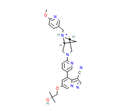 2D structure of the orthosteric ligand