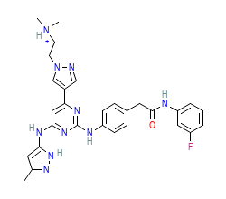 2D structure of the orthosteric ligand