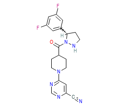 2D structure of the orthosteric ligand