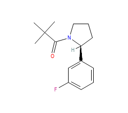 2D structure of the orthosteric ligand