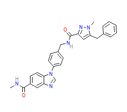 2D structure of the orthosteric ligand