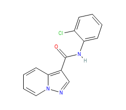 2D structure of the orthosteric ligand