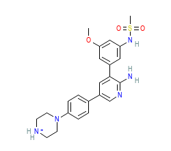 2D structure of the orthosteric ligand