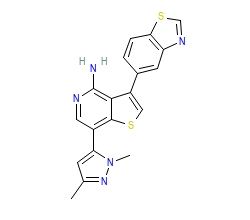 2D structure of the orthosteric ligand