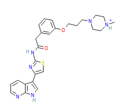 2D structure of the orthosteric ligand