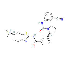 2D structure of the orthosteric ligand