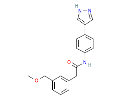 2D structure of the orthosteric ligand