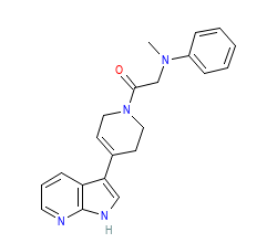 2D structure of the orthosteric ligand