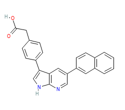 2D structure of the orthosteric ligand